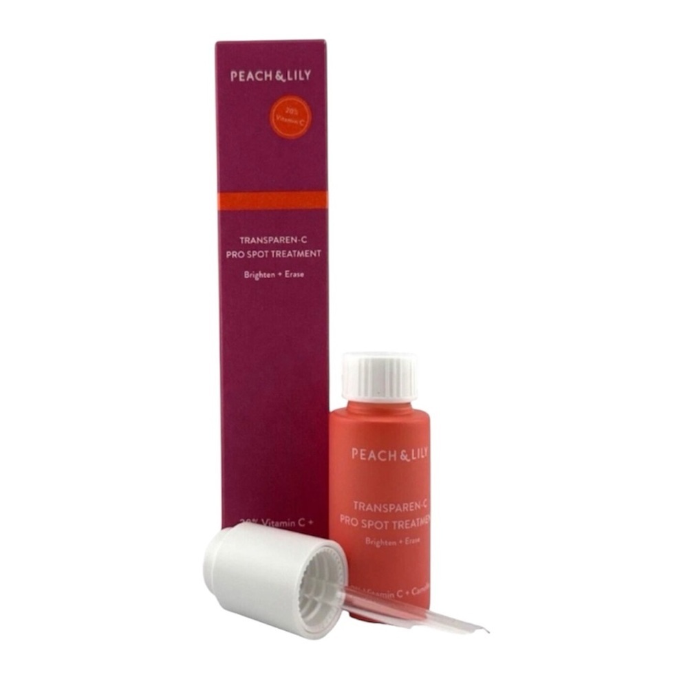 🆕 PEACH & LILY Transparen-C Pro Spot Treatment Brighten + Erase - 0.67 fl oz